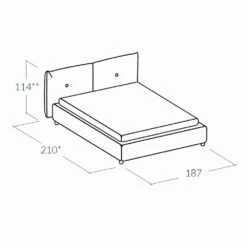 Tweepersoonsbed Met Opbergvak Piek 160x190 / 200 Cm Nina -Slide Shop letto matrimoniale con box contenitore alzante 160x190 200 cm nina 10