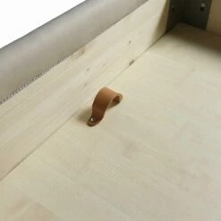 Tweepersoonsbed Met Bedcontainer, Eigentijds Design Selene Bolzan -Slide Shop letto matrimoniale con contenitore rivestito in tessuto selene bolzan 11