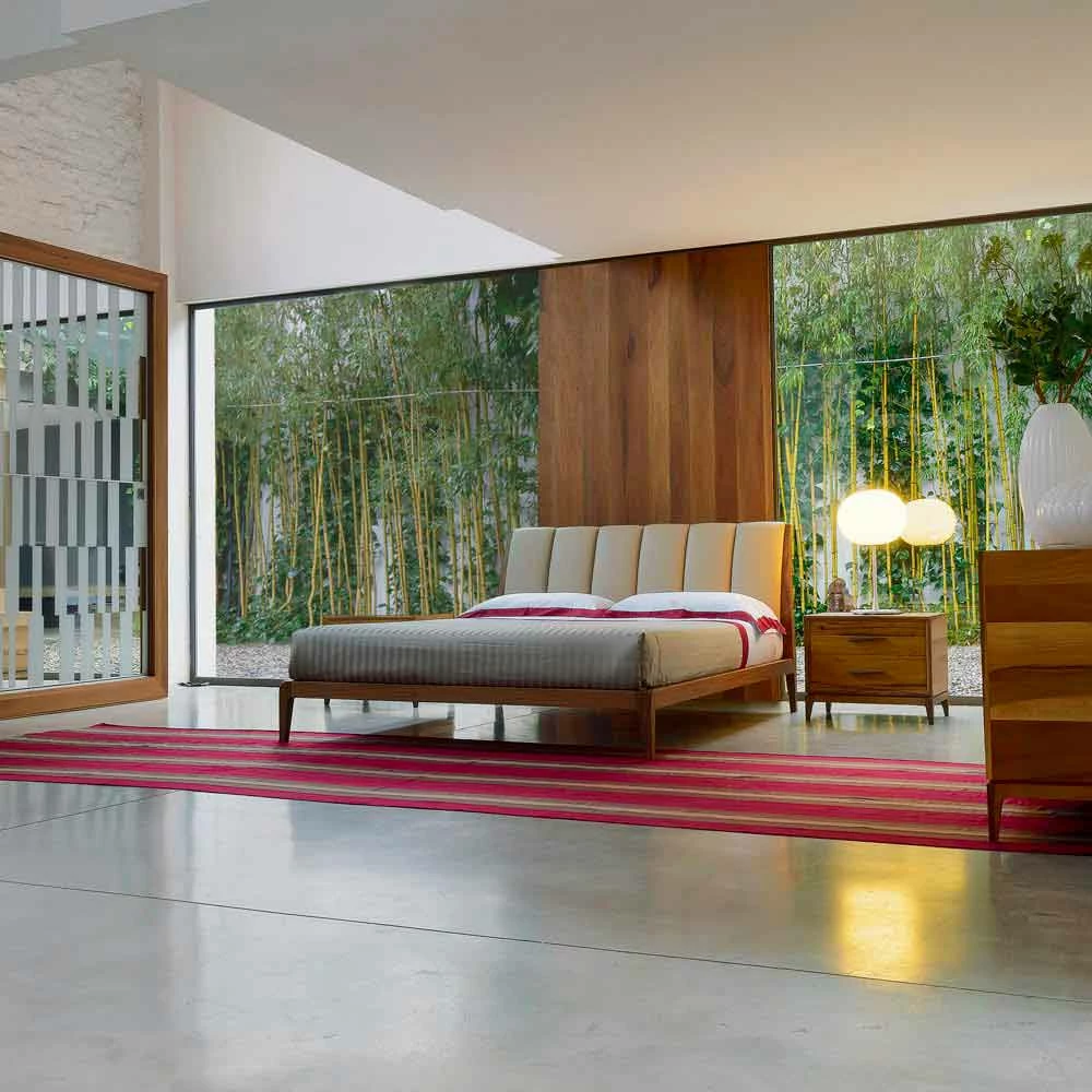 Design-tweepersoonsbed Met Met Leer Bekleed Hoofdeinde Menardo 2 Design-tweepersoonsbed Met Met Leer Bekleed Hoofdeinde Menardo - Afbeelding 2