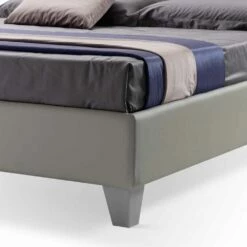 Modern Design Tweepersoonsbed Gestoffeerd Met Doos Gemaakt In Italië - Ciottolino -Slide Shop letto matrimoniale di design moderno imbottito con box made in italy ciottolino 2