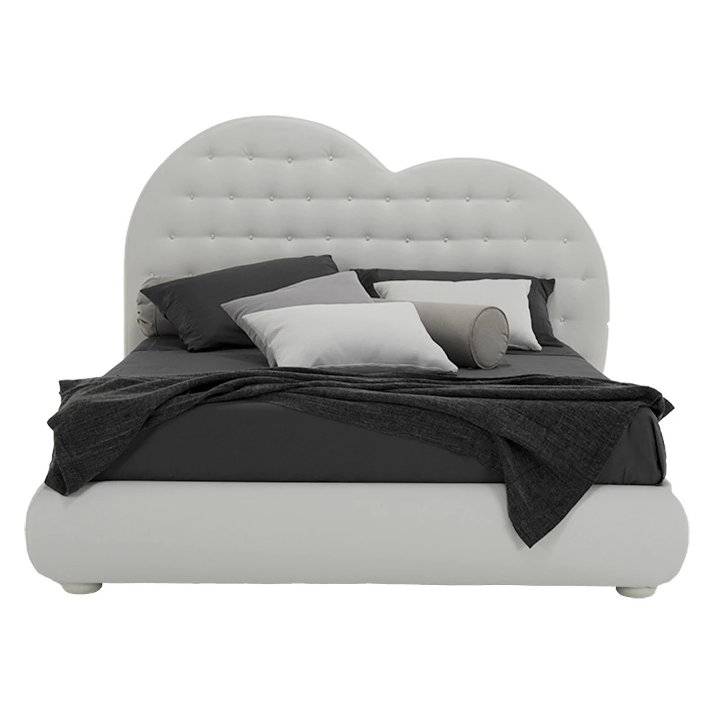 Luxe Tweepersoonsbed Met Box En Swarovski Made In Italy - Heart 2 Luxe Tweepersoonsbed Met Box En Swarovski Made In Italy - Heart - Afbeelding 2