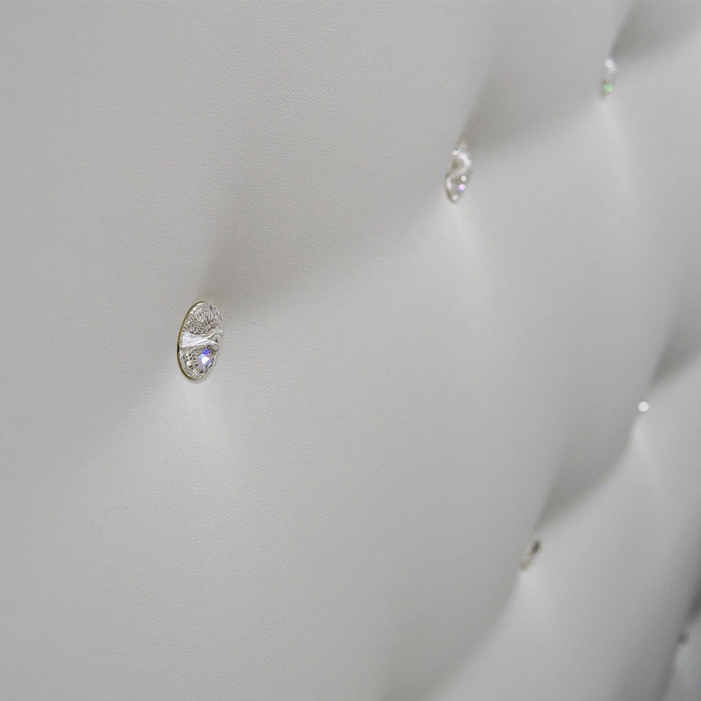 Luxe Tweepersoonsbed Met Box En Swarovski Made In Italy - Heart 4 Luxe Tweepersoonsbed Met Box En Swarovski Made In Italy - Heart - Afbeelding 4