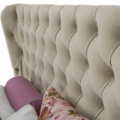 Luxe Tweepersoonsbed Met Box En Hoofdeinde Capitonnè Made In Italy - Papero -Slide Shop letto matrimoniale di lusso con box e testata capitonne made in italy papero 11