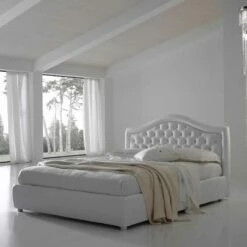 Tweepersoonsbed Met Container, Klassiek Ontwerp Capri By Bolzan