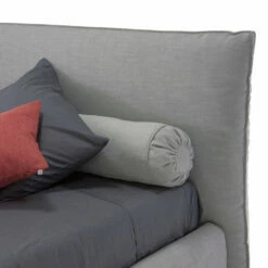 Gewatteerd Tweepersoonsbed Met Doos, Stof Of Ecoleer Made In Italy - Lardino -Slide Shop letto matrimoniale imbottito con box tessuto o ecopelle made in italy lardino 10