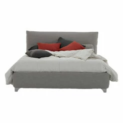 Gewatteerd Tweepersoonsbed Met Doos, Stof Of Ecoleer Made In Italy - Lardino