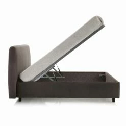 Bed Gestoffeerd Bed Met Container Opheffen Van 160x190 / 200cm Mia -Slide Shop letto matrimoniale imbottito con contenitore alzante 160x190 200cm mia