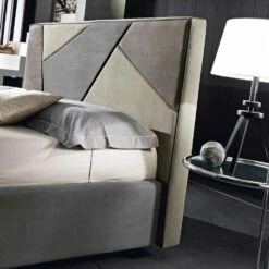 Bed Gestoffeerd Bed Met Container Opheffen Van 160x190 / 200cm Mia -Slide Shop letto matrimoniale imbottito con contenitore alzante 160x190 200cm mia 4