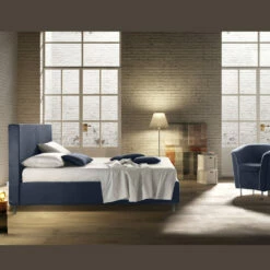 Gestoffeerd Tweepersoonsbed Met Made In Italy Matras En Kussens - Verga -Slide Shop letto matrimoniale imbottito con materasso e guanciali made in italy verga 5