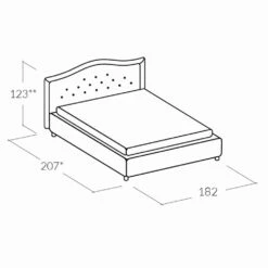 Dubbel Bed Bekleed Met Kunstleer Met Doos 160x190 / 200 Cm Agly -Slide Shop letto matrimoniale imbottito in ecopelle con box 160x190 200 cm agly 10