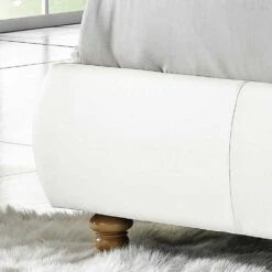 Dubbel Bed Bekleed Met Kunstleer Met Doos 160x190 / 200 Cm Agly -Slide Shop letto matrimoniale imbottito in ecopelle con box 160x190 200 cm agly 8