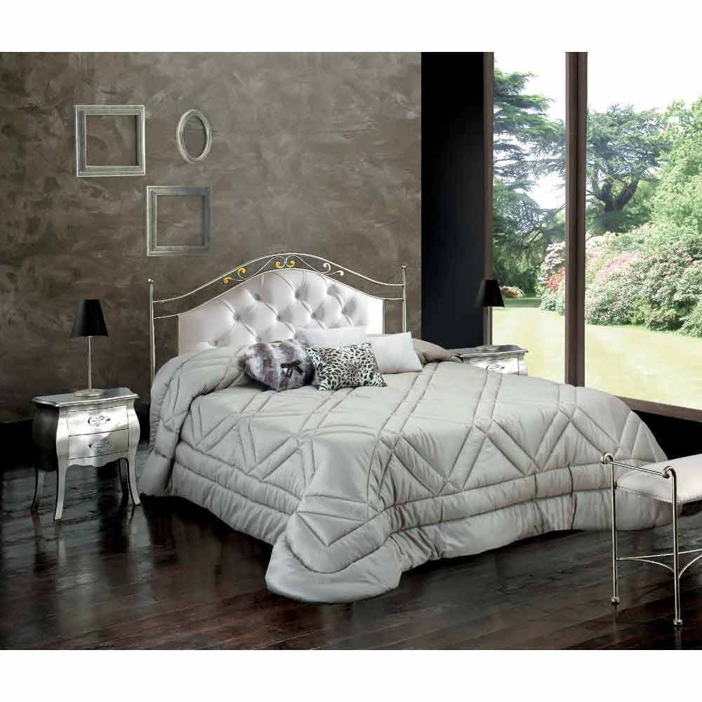 Gestoffeerd Dubbel Bed Met De Hand Gemaakt In Massief Ijzer Gracie 6 Gestoffeerd Dubbel Bed Met De Hand Gemaakt In Massief Ijzer Gracie - Afbeelding 6