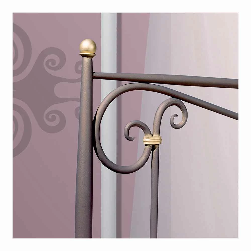 Tweepersoonsbed Smeedijzer Auriga, Made In Italy Copyright 2 Tweepersoonsbed Smeedijzer Auriga, Made In Italy Copyright - Afbeelding 2