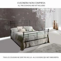 Tweepersoonsbed Smeedijzer Perseus, Ambachten Of Excellence -Slide Shop letto matrimoniale in ferro battuto perseo 1