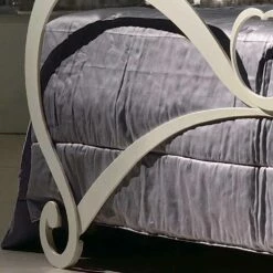 Dubbel Gevoerde Ijzeren CRISTALLI Kimberly -Slide Shop letto matrimoniale in ferro imbottito con cristalli kimberly 2