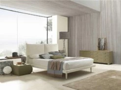 Modern Tweepersoonsbed, Met Dunne Basis En Zonder Doos, Iorca Door Bolzan -Slide Shop letto matrimoniale moderno basamento sottile iorca by bolzan 12