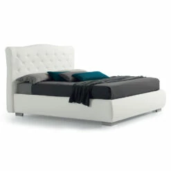 Modern Tweepersoonsbed Met Bedstee En Gewatteerd Hoofdeinde - Londen 28 Modern Tweepersoonsbed Met Bedstee En Gewatteerd Hoofdeinde - Londen -Slide Shop letto matrimoniale moderno con box e testata trapuntata londra 9