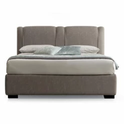 Modern Tweepersoonsbed Met Box In Vuurvast Leer - Ania -Slide Shop letto matrimoniale moderno con box in pelle ignifuga ania 5