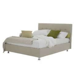Luxe Modern Tweepersoonsbed Met Opbergdoos Made In Italy - Orfei