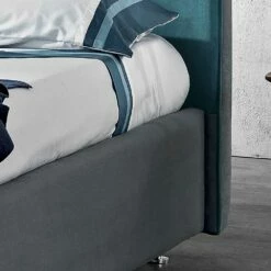 Hedendaagse Gestoffeerde Tweepersoonsbed Met Doos Piek 160x190 / 200cm Mia -Slide Shop letto matrimoniale moderno imbottito con box alzante 160x190 200cm mia 8