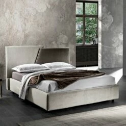 Modern Tweepersoonsbed Gestoffeerd, Gewatteerd Of Glad Ontwerp - Aftamo -Slide Shop letto matrimoniale moderno imbottito design trapuntato o liscio aftamo 3