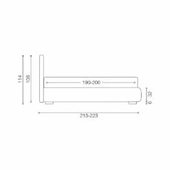 Modern Tweepersoonsbed In Kunstleer Met Contentiore - Ozzano -Slide Shop letto matrimoniale moderno in ecopelle con contentiore ozzano 11