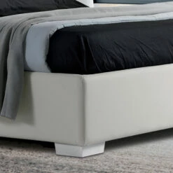 Modern Tweepersoonsbed In Kunstleer Met Contentiore - Ozzano -Slide Shop letto matrimoniale moderno in ecopelle con contentiore ozzano 14