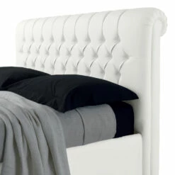 Modern Tweepersoonsbed In Kunstleer Met Contentiore - Ozzano -Slide Shop letto matrimoniale moderno in ecopelle con contentiore ozzano 16