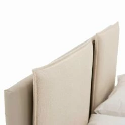 Modern Tweepersoonsbed In Kunstleer En Stof Made In Italy - Zeldo -Slide Shop letto matrimoniale moderno in similpelle e tessuto made in italy zeldo 6