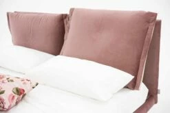 Tweepersoonsbed Bedekt Met Verwijderbare Stof Made In Italy - Tevio -Slide Shop letto matrimoniale rivestito in tessuto sfoderabile made in italy tevio 11