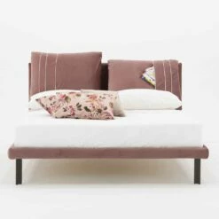 Tweepersoonsbed Bedekt Met Verwijderbare Stof Made In Italy - Tevio -Slide Shop letto matrimoniale rivestito in tessuto sfoderabile made in italy tevio 9