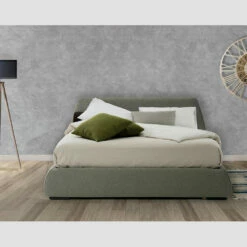 Modern Tweepersoonsbed Met Doos In Stof Of Ecoleer Made In Italy - Minerva -Slide Shop letto moderno matrimoniale con box in tessuto o ecopelle made in italy minerva 6
