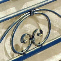 Bed Queen Size Smeedijzeren Verpletterd Gloria Ontwerp -Slide Shop letto una piazza e mezzo in ferro battuto schiacciato di design gloria 4