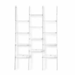 Slide Wandboekenkast In Transparant Plexiglas Design Tot 4 Elementen - Trezza 14 Slide Wandboekenkast In Transparant Plexiglas Design Tot 4 Elementen - Trezza -Slide Shop libreria a muro in plexiglass trasparente design fino 4 elementi trezza 5