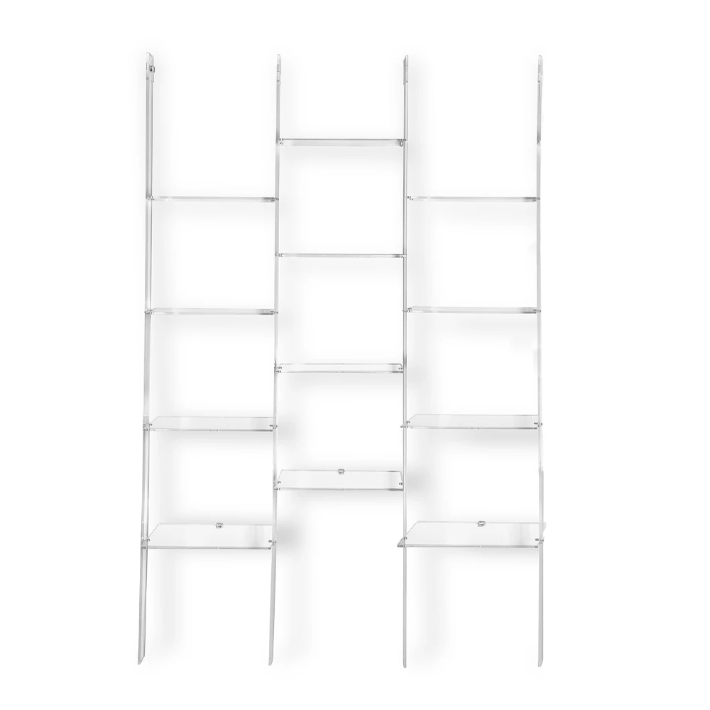 Slide Wandboekenkast In Transparant Plexiglas Design Tot 4 Elementen - Trezza 6 Slide Wandboekenkast In Transparant Plexiglas Design Tot 4 Elementen - Trezza - Afbeelding 6