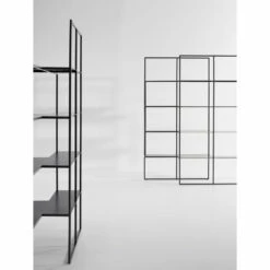 Slide Wandboekenkast Met Metalen Structuur Made In Italy - Bonaldo Optic -Slide Shop libreria a parete con struttura in metallo made in italy bonaldo optic 12
