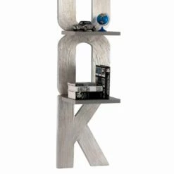 Slide Design Wand Boekenkast Met 3 Planken Handgemaakt In Italië Nicla -Slide Shop libreria a parete dal design fatta a mano in italia 3 mensole nicla 2