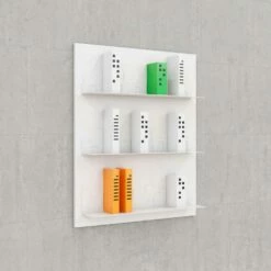 Slide Muur Boekenkast Skyline Modern Design 90x110 Mabele, Italiaans Design -Slide Shop libreria da appendere skyline 90x110 mabele 2