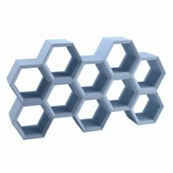 Slide Hexa Gekleurde Boekenwand In Italië -Slide Shop libreria da parete colorata slide hexa a celle prodotta in italia 15