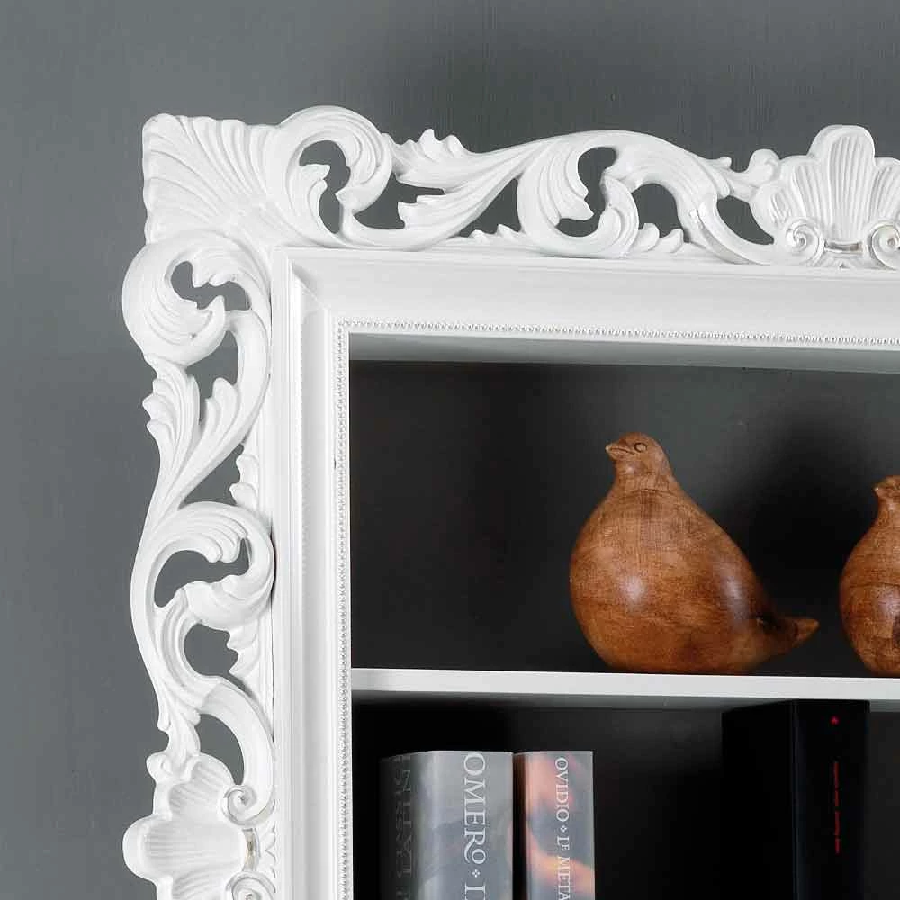 Slide Bibliotheek Designer Houten Wand Met 3 Planken Daran, Made In Italy 2 Slide Bibliotheek Designer Houten Wand Met 3 Planken Daran, Made In Italy - Afbeelding 2