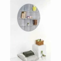 Slide Bibliotheek Van Grijze Muur Modern Design Don, Made In Italy