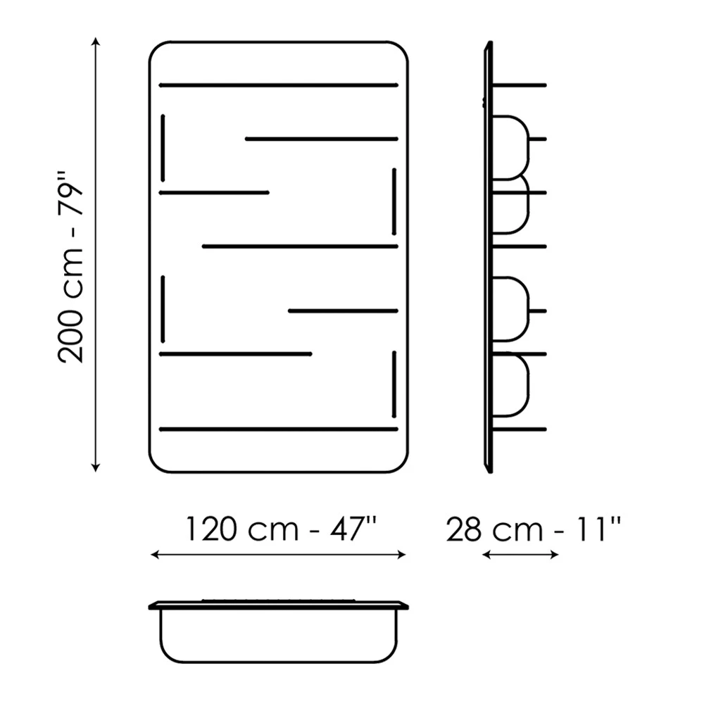 Slide Wandboekenkast In Gefineerd Hout Gemaakt In Italië - Bonaldo Blabla 8 Slide Wandboekenkast In Gefineerd Hout Gemaakt In Italië - Bonaldo Blabla - Afbeelding 8