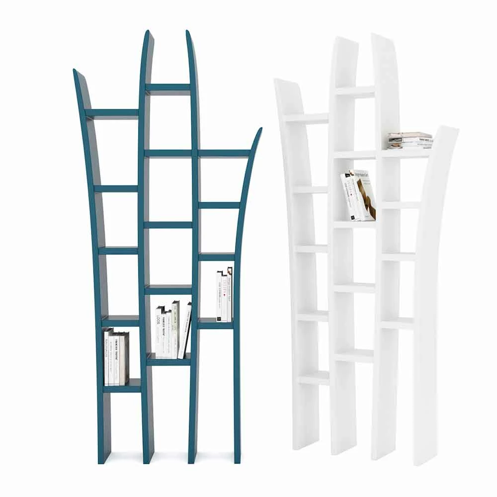 Slide Moderne Design-boekenkast Van Herba, Gemaakt In Italië 3 Slide Moderne Design-boekenkast Van Herba, Gemaakt In Italië - Afbeelding 3