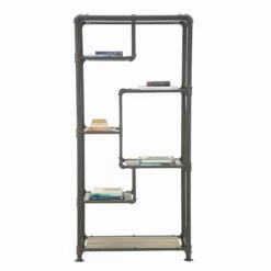 Slide Moderne Design Vloer Boekenkast In MDF En Metaal - Merve -Slide Shop libreria da terra di design moderno in mdf e metallo merve 3