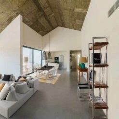 Slide Homemotion Boekenkast In Moderne Vloer In Verchroomd Staal En Hout - Lisotta -Slide Shop libreria da terra in acciaio cromato e legno moderna homemotion lisotta 6