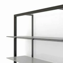 Slide Vloerboekenkast In Metaal, Aluminium En Hout Made In Italy - Bonaldo Aliante -Slide Shop libreria da terra in metallo alluminio e legno made in italy bonaldo aliante 14