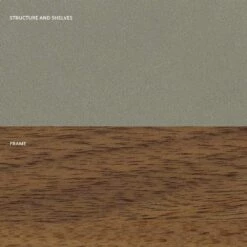 Slide Vloerboekenkast In Metaal, Aluminium En Hout Made In Italy - Bonaldo Aliante -Slide Shop libreria da terra in metallo alluminio e legno made in italy bonaldo aliante 9