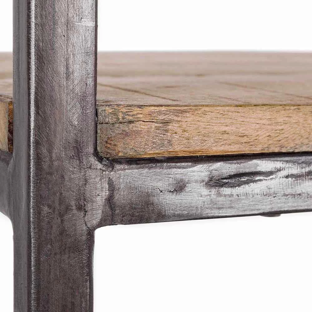 Slide Boekenrek In Industriële Stijl In Staal En Hout Homemotion - Zompo 4 Slide Boekenrek In Industriële Stijl In Staal En Hout Homemotion - Zompo - Afbeelding 4