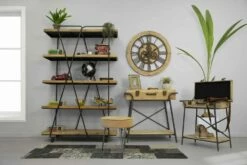 Slide Design Vloerboekenkast In Industriële Stijl In Hout En Ijzer - Soline 13 Slide Design Vloerboekenkast In Industriële Stijl In Hout En Ijzer - Soline -Slide Shop libreria da terra moderna in stile industrial in legno e ferro soline 4