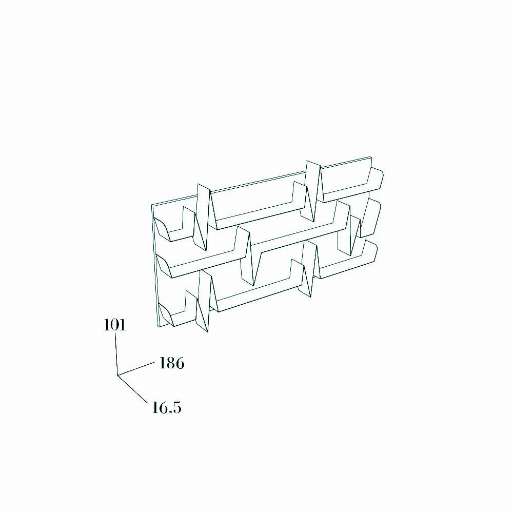 Slide Bibliotheek Ontwerp Battikuore 186x101 (3 Legborden) Mabele, Handgemaakt Product 4 Slide Bibliotheek Ontwerp Battikuore 186x101 (3 Legborden) Mabele, Handgemaakt Product - Afbeelding 4